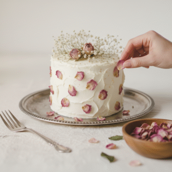 KURS CUKIERNICZY: TORTY ARTYSTYCZNE: SUSZONE KWIATY